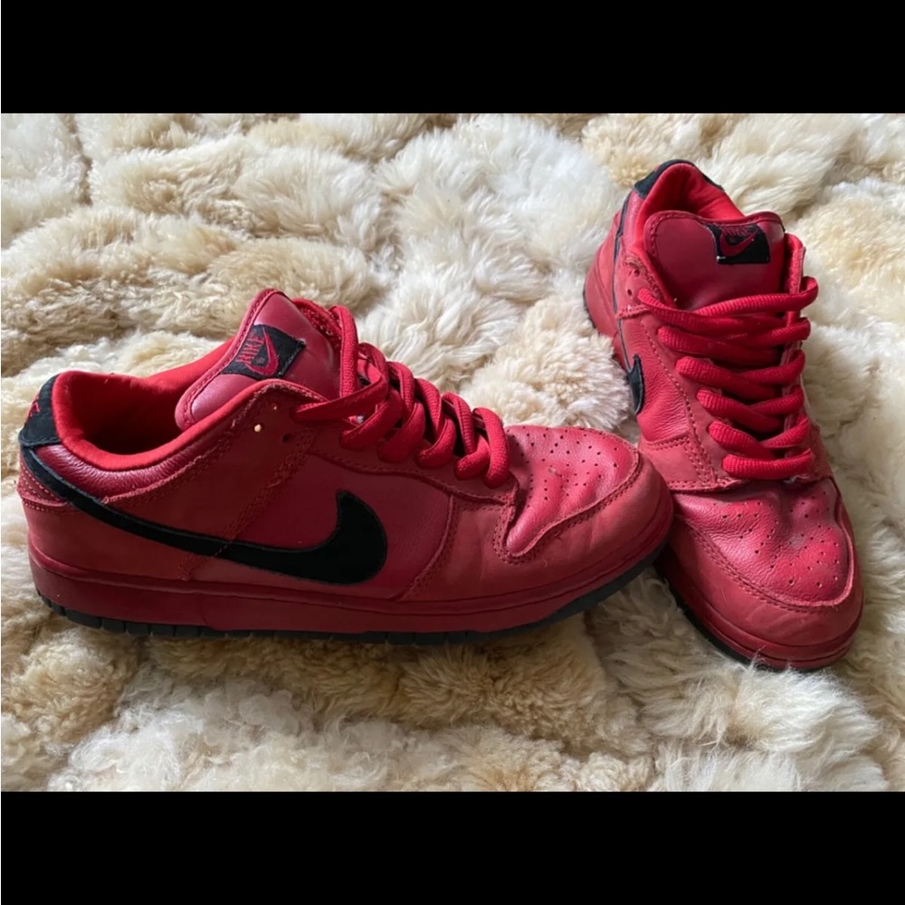 Nike SB Dunk Low 2003 "True Red" "Pure Blood" “Vamps” Size 8.5 304292-601 Rare